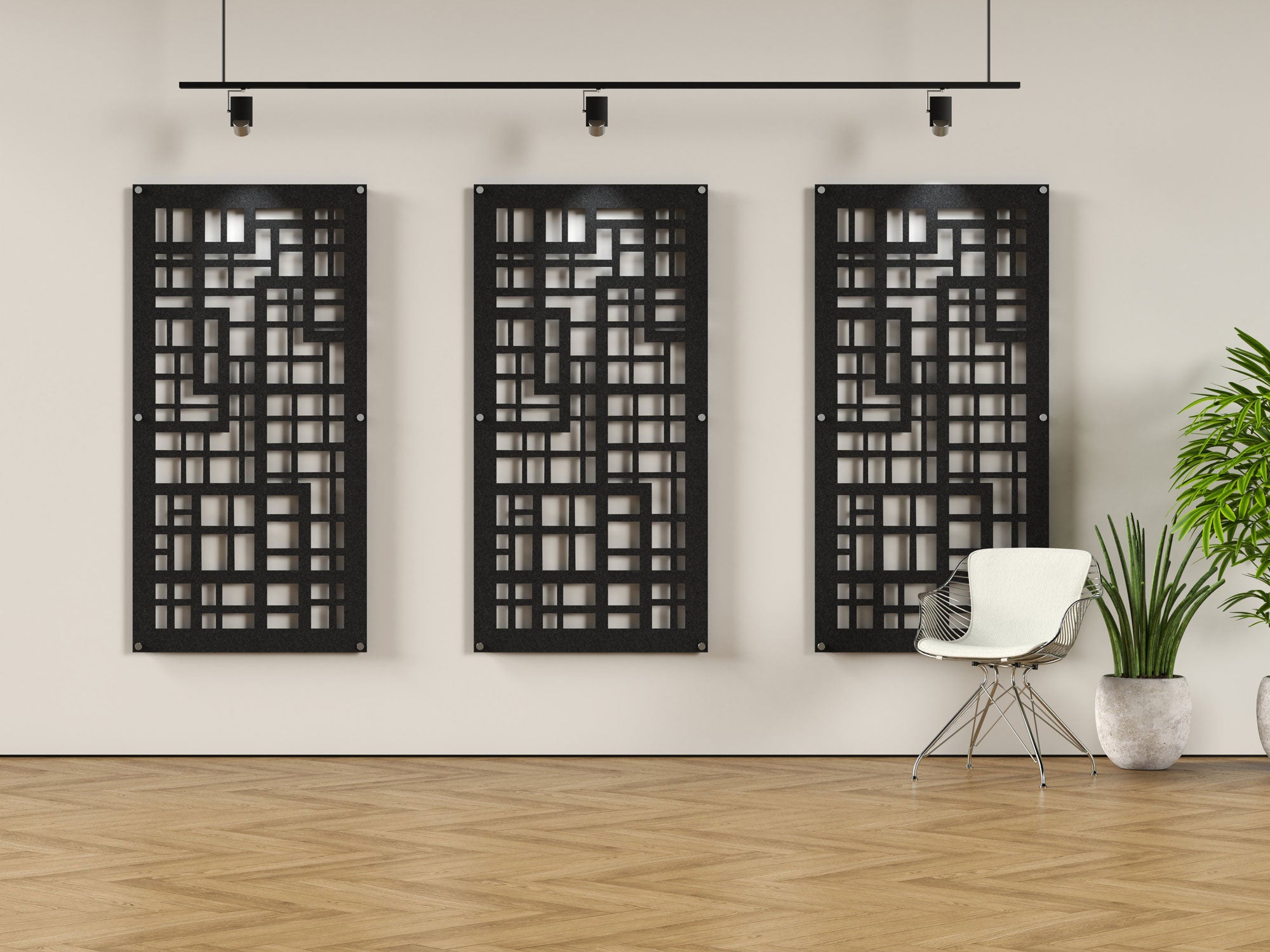 4x8 Acoustic Wall Panel - Square Pipes – TheQuietRoom