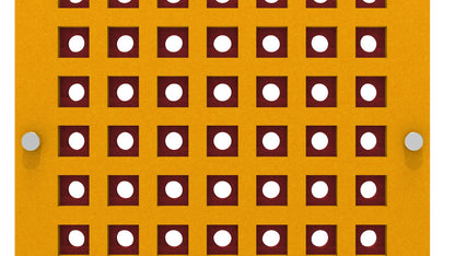 2x8 Acoustic Wall Panel - Circles in Squares