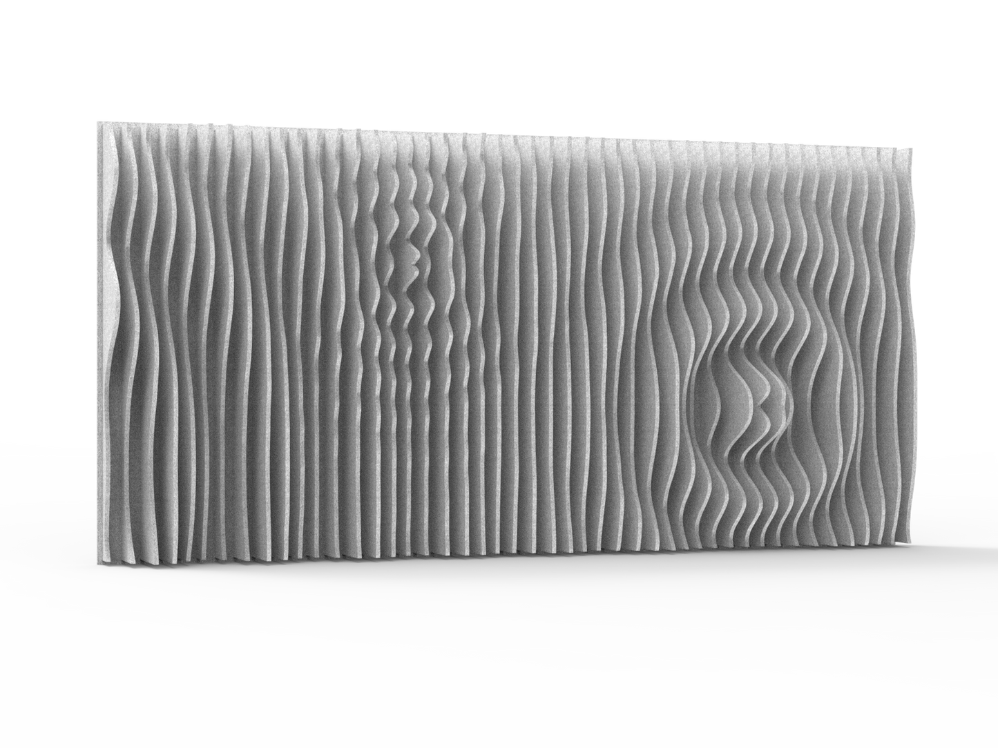 Acoustic 3D Wall Panel - Parametric Wall