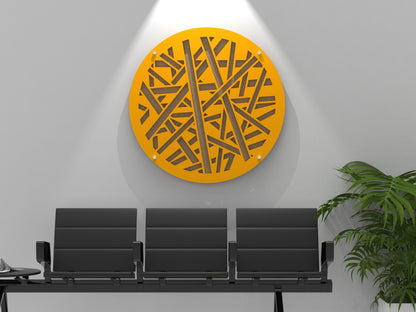 Acoustic Medallion Wall Panel - Good Luck