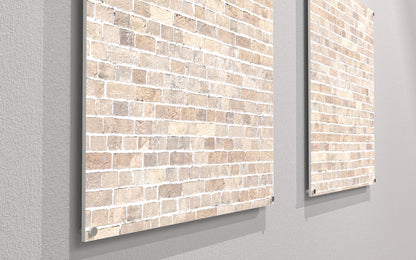 4x4 Printed Acoustic Wall Panel - Brick W44002