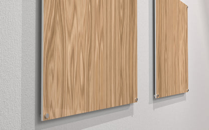 4x4 Printed Acoustic Wall Panel - Wood W44004