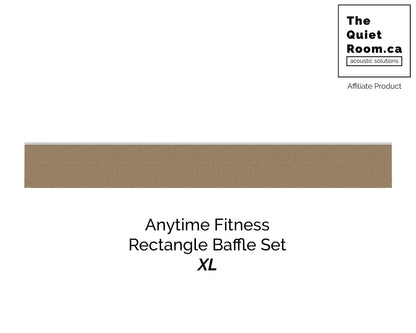 Anytime Fitness - Rectangle Baffles Set - XL