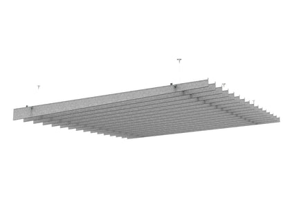 Acoustic Slanted Baffle Assembly 6" High x 8'x8'