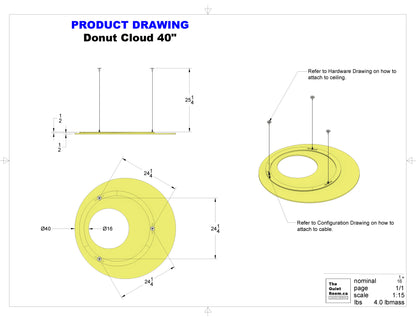 Acoustic Donut Cloud 40"