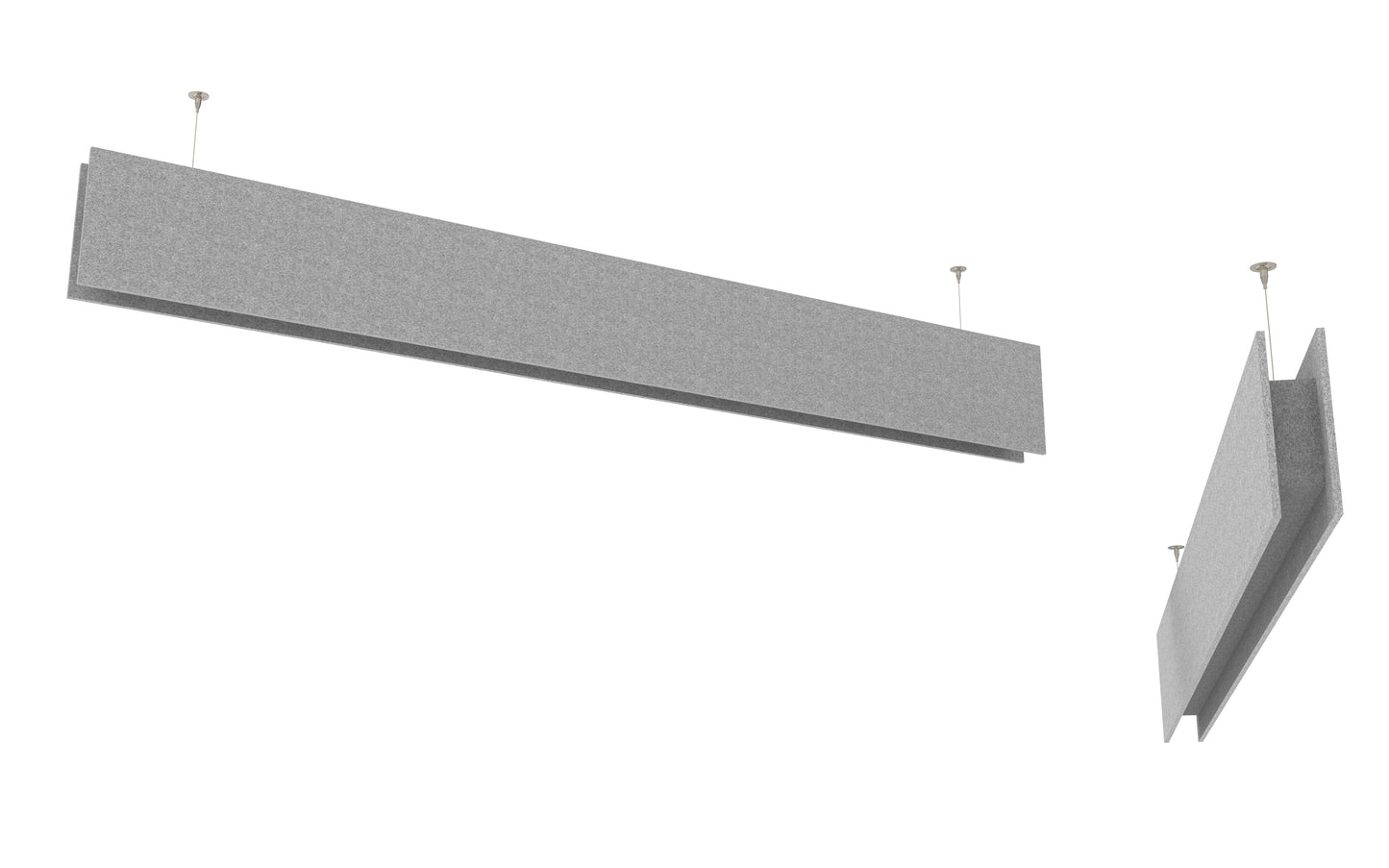 Acoustic Double Baffle 4' Long