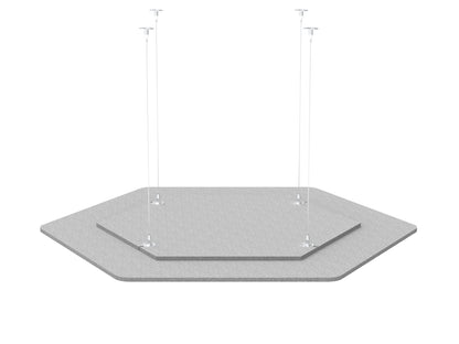 Acoustic Geometric Cloud - Large Hexagon 46-3/8"