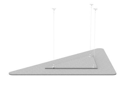 Acoustic Geometric Cloud - Large Right Angle Triangle 59-3/4"