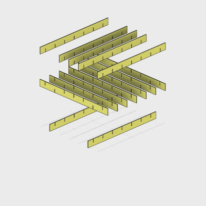 Acoustic Grid 6" High x 6'x6'